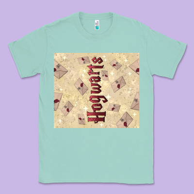 Hogwarts With Letters Classic Tee Designed By Tumblerdesignbyshophia