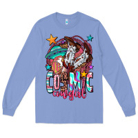 Colony Blue cosmic cowgirl Long Sleeve Tee - OliviaCreatesArt