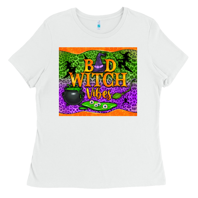 Bad Witch Vibes Ladies Tee by NancyCooperArtShop | Teevron