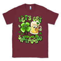 Burgundy let's get shamrocked Classic Tee - Artiststas