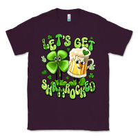 Plum let's get shamrocked Classic Tee - Artiststas