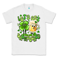 White let's get shamrocked Classic Tee - Artiststas