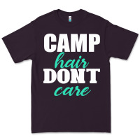Camp Hair Don't Care Black Premium Tee | Teevron