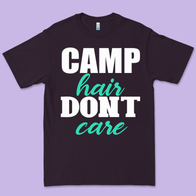Camp Hair Don't Care Black Premium Tee Designed By Bettercallsaul
