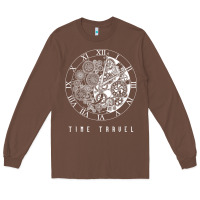 Chestnut Time Travel Traveler Watch Vintage Clock Steampunk Gift Long Sleeve Tee - longCreatives