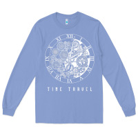 Colony Blue Time Travel Traveler Watch Vintage Clock Steampunk Gift Long Sleeve Tee - longCreatives