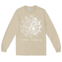 Mushroom Time Travel Traveler Watch Vintage Clock Steampunk Gift Long Sleeve Tee - longCreatives
