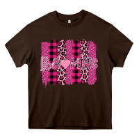 Chocolate Brown Valentine's Day Be Mine Heavy Core Tee - Bettercallsaul