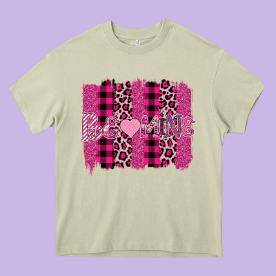 Valentine's Day Be Mine Heavy Core Tee Designed By Bettercallsaul