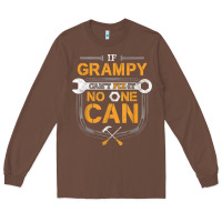 Chestnut Mens Grampy Funny Handyman Fix It Fathers Day Gift Long Sleeve Tee - longCreatives