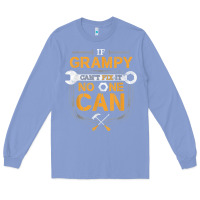 Colony Blue Mens Grampy Funny Handyman Fix It Fathers Day Gift Long Sleeve Tee - longCreatives