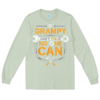 Matcha Mens Grampy Funny Handyman Fix It Fathers Day Gift Long Sleeve Tee - longCreatives
