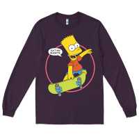 Plum The Simpsons Bart Simpson Eat My Shorts Long Sleeve Tee - longCreatives