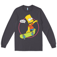 Smoke The Simpsons Bart Simpson Eat My Shorts Long Sleeve Tee - longCreatives