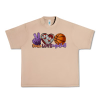 Burro peace love basketball Urban Heavy Tee - HowdyJamesFarm