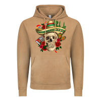 Vintage Camel Di de los muertos with roses Mexico Vintage Hoodie - HowdyJamesFarm