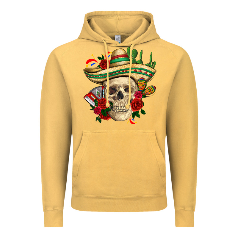 Di De Los Muertos With Roses Mexico Vintage Hoodie by HowdyJamesFarm | Teevron