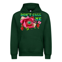 Forest Green dont call me with pink phone and letters Urban Hoodie - AdoDesignShop