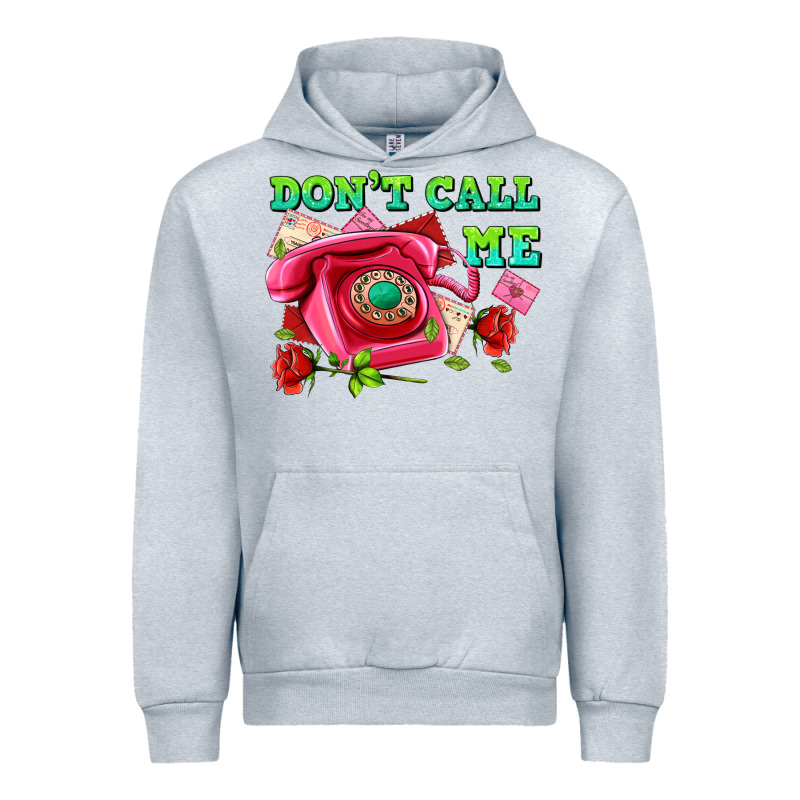 Dont Call Me With Pink Phone And Letters Urban Hoodie by AdoDesignShop | Teevron