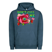Pigment Midnight Navy dont call me with pink phone and letters Urban Hoodie - AdoDesignShop