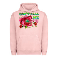 Pigment Salmon dont call me with pink phone and letters Urban Hoodie - AdoDesignShop