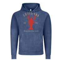 Vintage Denim Louisiana Crawfish T Laissez le bon temps rouler Vintage Hoodie - longCreatives