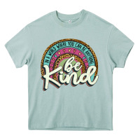 Arona be kind   leopard Heavy Core Tee - JahusDesignShop