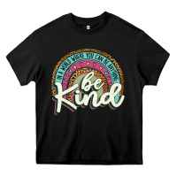 Black be kind   leopard Heavy Core Tee - JahusDesignShop