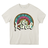 Cream be kind   leopard Heavy Core Tee - JahusDesignShop