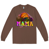 Chestnut basketball mama Long Sleeve Tee - OliviaCreatesArt