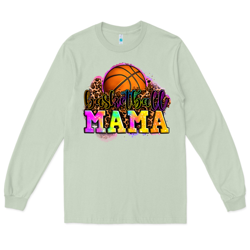 Basketball Mama Long Sleeve Tee by OliviaCreatesArt | Teevron