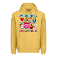 Antique Gold My Patients is Valentines Premium Hoodie - CowhideDigitalArt