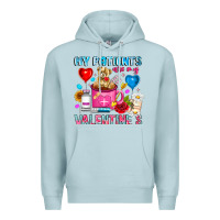 Blue Mist My Patients is Valentines Premium Hoodie - CowhideDigitalArt