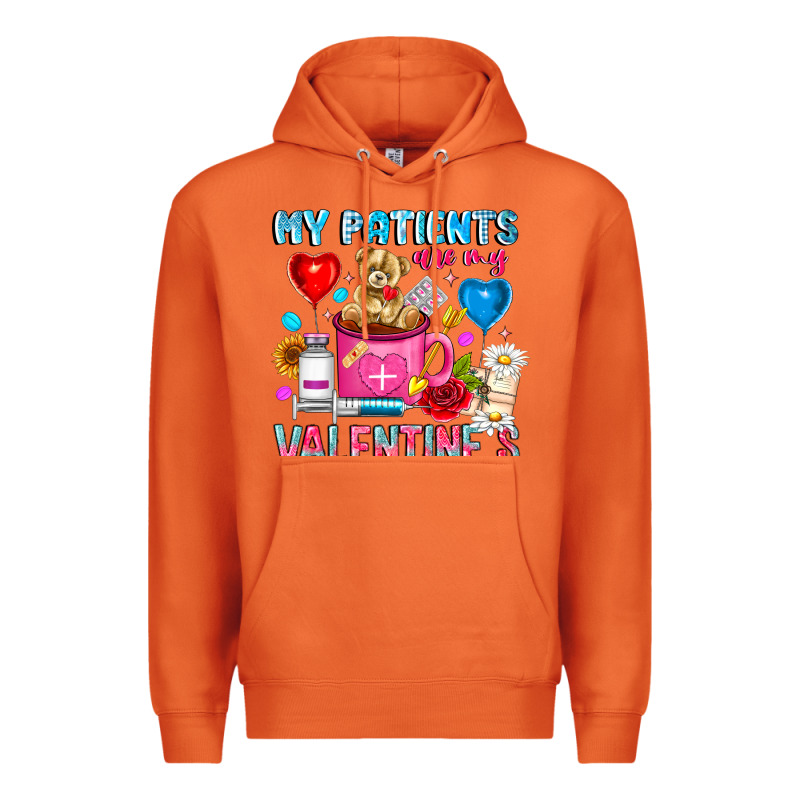 My Patients Is Valentines Premium Hoodie by CowhideDigitalArt | Teevron
