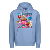Colony Blue My Patients is Valentines Premium Hoodie - CowhideDigitalArt