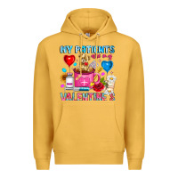 Mustard My Patients is Valentines Premium Hoodie - CowhideDigitalArt