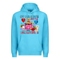 Ocean Blue My Patients is Valentines Premium Hoodie - CowhideDigitalArt