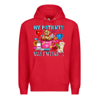 Red My Patients is Valentines Premium Hoodie - CowhideDigitalArt