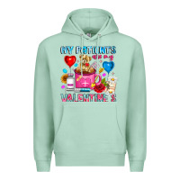 Seafoam My Patients is Valentines Premium Hoodie - CowhideDigitalArt