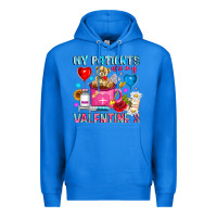 True Royal My Patients is Valentines Premium Hoodie - CowhideDigitalArt