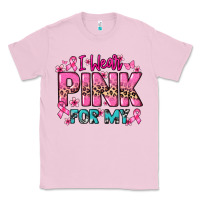 I Wear Pink For My Custom Name Cancer Awareness Classic Tee | Teevron