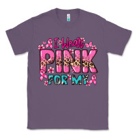 Lavender I wear pink for my custom name Cancer Awareness Classic Tee - HowdyJamesFarm