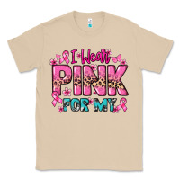 Mushroom I wear pink for my custom name Cancer Awareness Classic Tee - HowdyJamesFarm
