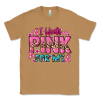 Toasted Coconut I wear pink for my custom name Cancer Awareness Classic Tee - HowdyJamesFarm