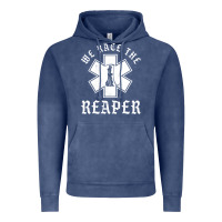 Vintage Denim Emt, Ems And Paramedic We Race the Reaper Vintage Hoodie - longCreatives