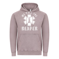 Vintage Zinc Emt, Ems And Paramedic We Race the Reaper Vintage Hoodie - longCreatives