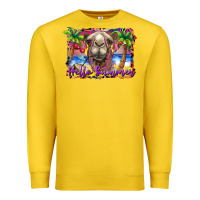 Lemon hello summer camel at the beach Premium Sweatshirt - BarkalooDesign