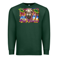 Sports Green hello summer camel at the beach Premium Sweatshirt - BarkalooDesign