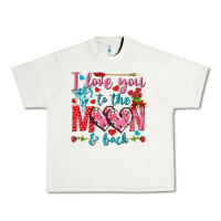 Pistachio I love you to the moon and back Valentine's Day Urban Heavy Tee - HowdyJamesFarm