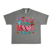 Tornado I love you to the moon and back Valentine's Day Urban Heavy Tee - HowdyJamesFarm